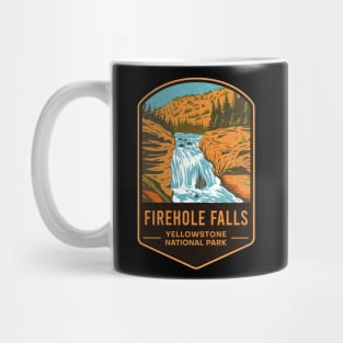 Firehole Falls Yellowstone National Park Mug